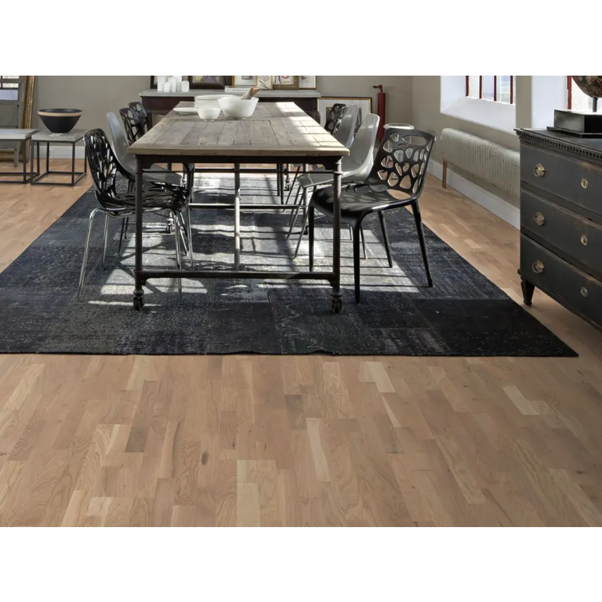 Naturaalparkett tamm Kuopio vanilla matt 3-lip 2266 x 188 x 13mm